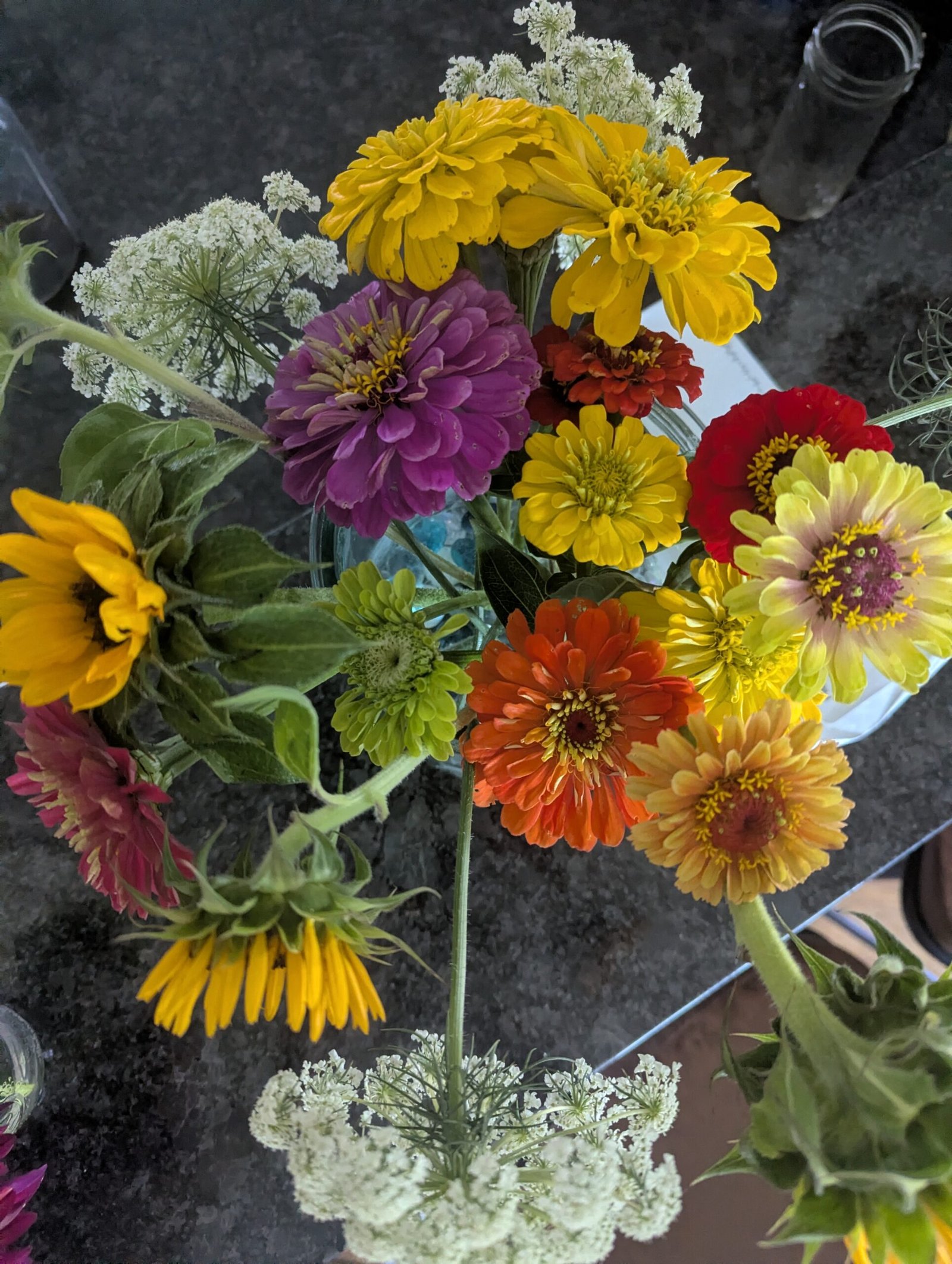 1st Flowers - Mixed arrangement including QAL